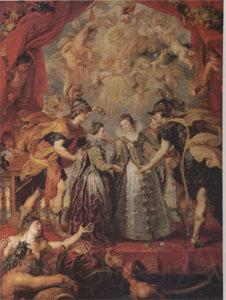 Peter Paul Rubens The Exchange of Princesses (mk05) Norge oil painting art